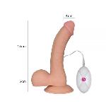Реалистичный телесный вибратор  8.8" The Ultra Soft Dude - мініатюра 6