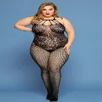 Ажурный бодистокинг( с доступом) XL/XXL - мініатюра 1