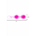 Вагинальные шарики Pink Star цвет розовый - мініатюра 4
