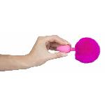Анальная пробка - Colorful Joy Bunny Tail Plug - мініатюра 2