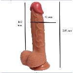Фаллоимитатор "Hans penis", мулат - мініатюра 4