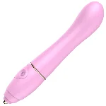 Вибромассажёр G Spot 10 режимов вибрации,функция подогрева до 40 г. и функцией блокировки кнопок - мініатюра 1