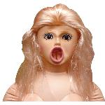 Секс кукла надувная реалистичная с большой грудью и 3D лицом Brandy Big Boob Love Doll, три отверсти - мініатюра 3