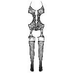Боди-комбинезон с плетеным орнаментом от  Cottelli FANTASY S/L (c доступом) - мініатюра 4