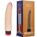 Вибратор EGZO Ciberskin VNS002 ( 18 см х 3,5 см ) - мініатюра 1