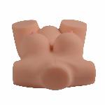 Реалистичное тело-торс Anica Solid Silicone Sexy Doll   L анус-вагина без вибрации телесный - мініатюра 4