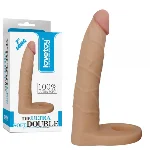 Телесная насадка  двойного проникновения 7" The Ultra Soft Double - мініатюра 1