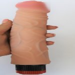 Вибратор EGZO Ciberskin VNS004 ( 20,5 см х 4,2 см ) - мініатюра 4