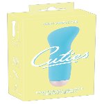 Синий мини вибромассажер Cuties Mini Vibrator с 7 различными вибрационными режимами - мініатюра 1