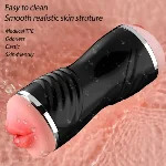 Мастурбатор с двумя входами OYO - Double Pump BLACK, YQM-205 BLACK - мініатюра 4