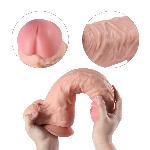 Фаллоимитатор Large Leilong Lifelike L телесный без вибрации - мініатюра 5