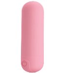 Перезаряжаемая вибропуля Pretty Love - Stefan Light pink, BI-300085-3 - мініатюра 3
