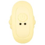 Анальная пробка с вибрацией Vibrating Mini Butt Plug Yellow - мініатюра 4