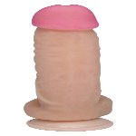 Фаллоимитатор EGZO Ciberskin DS011 ( 22,5 см х 5,5 см ) - мініатюра 4