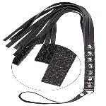 Флогер S&M Fancy Leather Floger, Black - мініатюра 1
