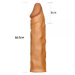 Насадка на пенис Add 2" Pleasure X Tender, Brown без вибрации - мініатюра 6
