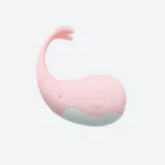 Виброяйцо "Cute whale", розовый с пультом ДУ, 10 режимов - мініатюра 1
