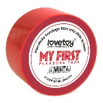 Лента для бондажа красная LOVETOY - мініатюра 1