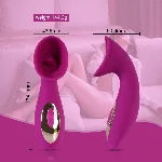 Вакумный стимулятор клитора "Milu Sucking teaser" 10 режимов вибрации и 5 режимов всасывания клитора - мініатюра 1