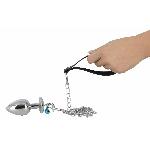 Набор из 4-х пробок с поводком Butt Plug Set with a Leash S, M, L - мініатюра 6
