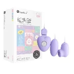 Секс массажёры "Flirting vibrator", цвет фиолетовый, 10 режимов вибрации - мініатюра 1
