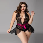 Ажурное боди  XL/XXL - мініатюра 1