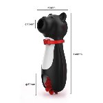 Клиторальный вибратор "Crazy bear", вакуум, лизание, 10 режимов - мініатюра 5