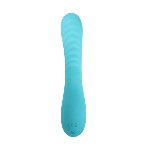 Вибратор Turquoise lover 10 режимов вибрации цвет бирюзовый - мініатюра 4