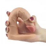 Телесная насадка  двойного проникновения 7" The Ultra Soft Double - мініатюра 4