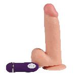 (НЕ РАБОТАЕТ ВИБРАЦИЯ) Вибратор "Phantom vibrating dildo",  10 режимов вибрации - мініатюра 4