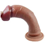 Фаллоимитатор на присоске OYO - Dildo Double Layer Silicone YQW-008 (длина 18 см, диаметр 3.5 см) - мініатюра 5