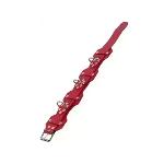 Ошейник VIP Leather Collar, RED - мініатюра 3