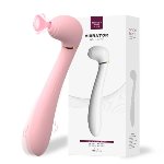 Вибромассажёр вакуум и вибрация "Desirable wand", 10 режимов, цвет розовый - мініатюра 1