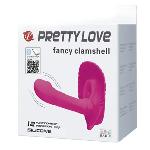 Стимулятор клитора PRETTY LOVE - FANCY CLAMSHELL APP 10 режимов вибрации - мініатюра 9