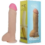 Фаллоимитатор EGZO Ciberskin DS007 ( 20 см х 50 см ) - мініатюра 1