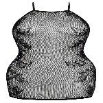 Короткое платье без плеч со сверкающими стразами от Cottelli FANTASY S/L - мініатюра 5