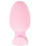 Анальная пробка с вибрацией Vibrating Mini Butt Plug Rose - мініатюра 8