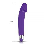 Эффективный вибромассажер Rechargeable IJOY Silicone Dildo - мініатюра 6