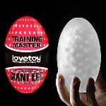 Мастурбатор LoveToy  Master Giant Egg Masturbator Red без вибрации - мініатюра 1