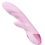 Вибратор-кролик Ladies dream 10 режимов вибрации цвет нежно-розовый - мініатюра 4