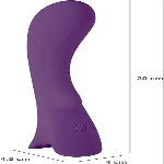 Интенсивный и бесшумный вибратор Amor Vibratissimo G-Vibrator violet (Приложение НЕ Функционирует!) - мініатюра 1