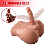 Фаллоимитатор торс реалистичный “Benedict dildo” - мініатюра 3