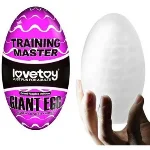 Мастурбатор LoveToy Traning Master Giant Egg Masturbator Purple без вибрации - мініатюра 1