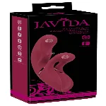2-функциональный вибратор-кролик Javida с 10 режимами вибрации и 5 режимами стука - мініатюра 1