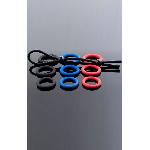 Набор эрекционных колец Black Ring Set цвет черный - мініатюра 6