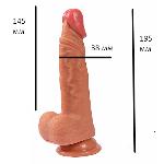 Фаллоимитатор "Evan penis",телесный - мініатюра 2