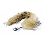 Анальная пробка ( размер S ) с хвостом Boss Series - Fox TAIL Brown XL - мініатюра 7