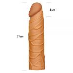 Реалистичная насадка Add 1" Pleasure X Tender, Brown - мініатюра 6