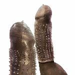 Закрытая насадка на член "Spikes hat", D40, L105 - мініатюра 2