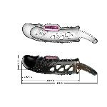Удлиняющая насадка с вибростимуляцией ( на 2,5 см )  Cecelia цвет черный - мініатюра 8